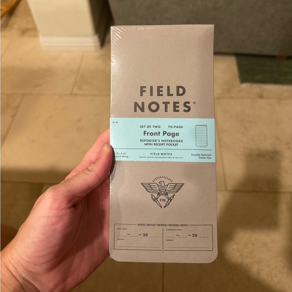 Field Notebook 2-Pack Front Page Reporter’s Notebooks - Picture 3 of 4